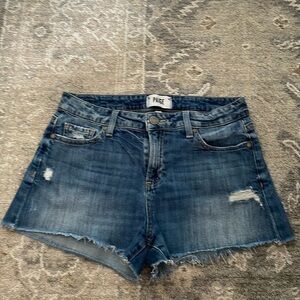 Paige denim shorts, size 28